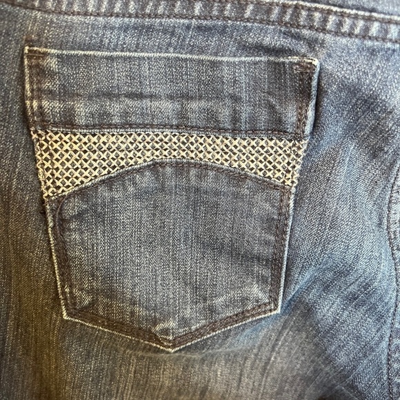 🌹Old Navy Dark Wash Blue Denim Jeans Women’s Plus Size 18 Boot Cut Stretch - Picture 5 of 9